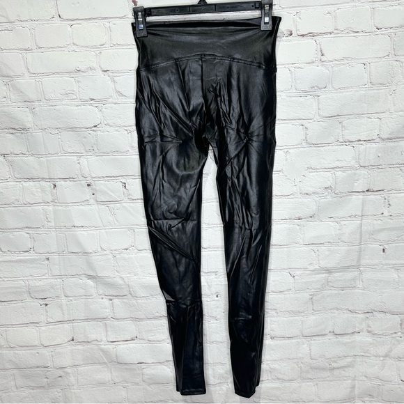 Spanx Black faux leather leggings - Picture 5 of 12
